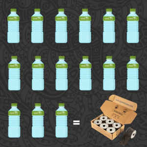 Біомеханічний тейп Dynamic Tape 7,5 см х 5 м Eco чорний з сірим тату