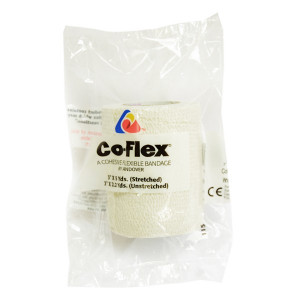 Самофіксуючий еластичний бинт Coflex Andover 7,6 см х 4,6 м белый