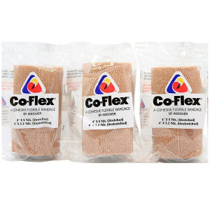 Самофіксуючий еластичний бинт Coflex Andover 7,62 см х 4,6 м бежевый