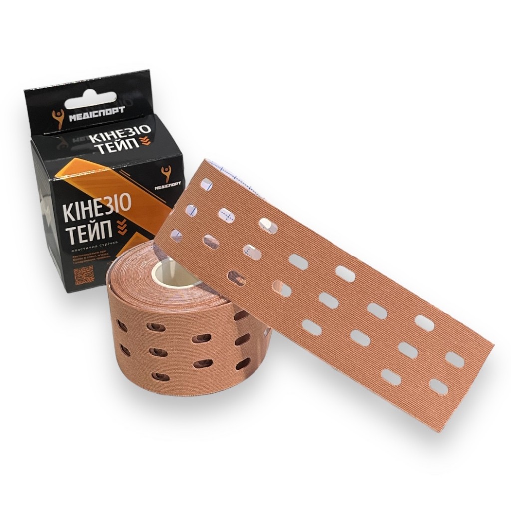 Кинезиотейп Медіспорт ПАНЧ PKT 5см*5м